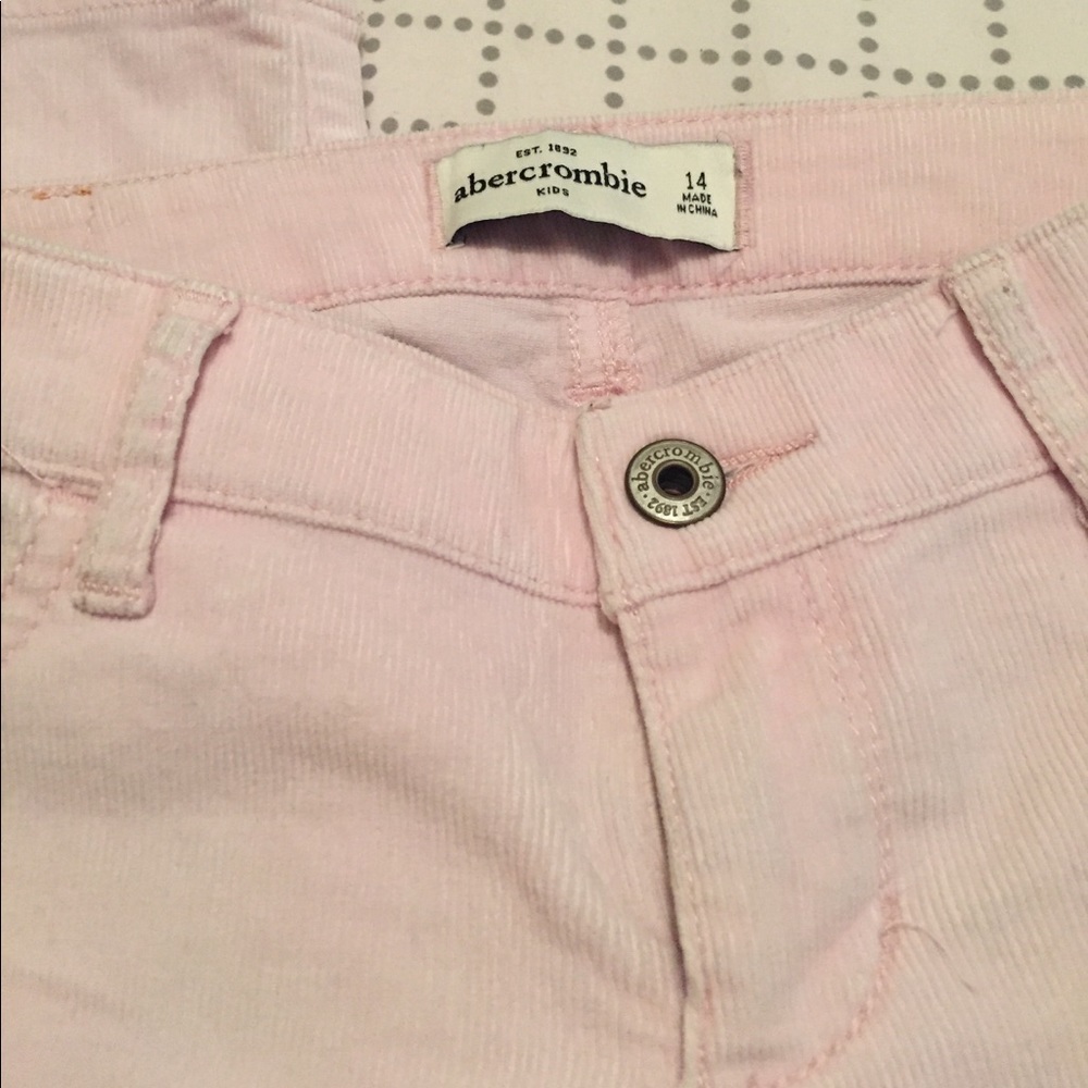 Abercrombie & Fitch pink cargo pants